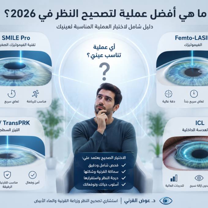 ما هي افضل عملية لتصحيح النظر في عام ٢٠٢٦